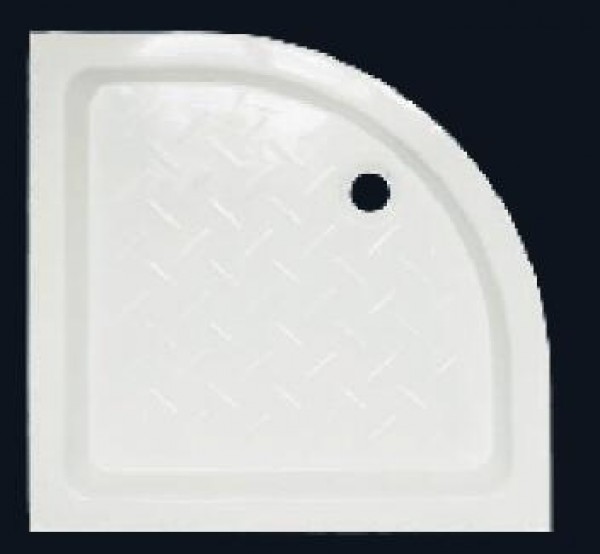 fan-shaped shower tray